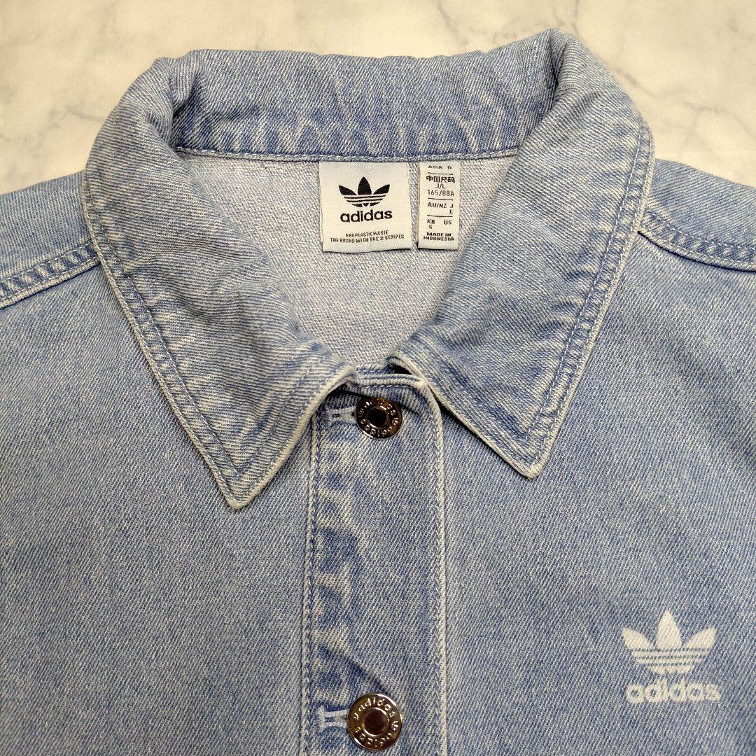 超美品✨️adidas ショート丈 デニムジャケット L