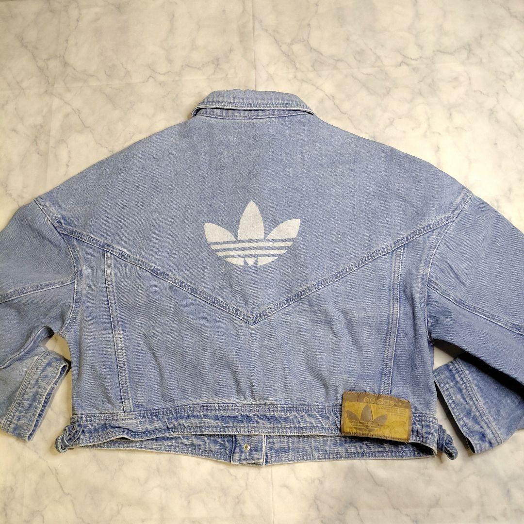 超美品✨️adidas ショート丈 デニムジャケット L