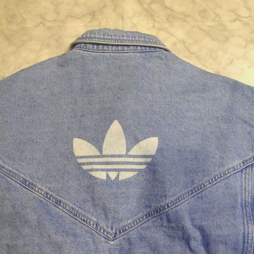 超美品✨️adidas ショート丈 デニムジャケット L