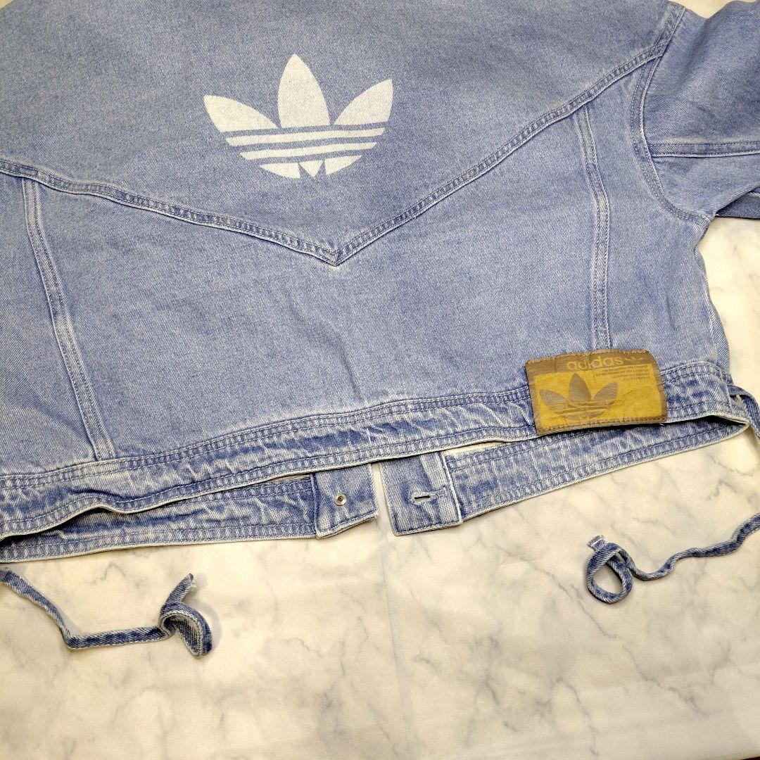 超美品✨️adidas ショート丈 デニムジャケット L