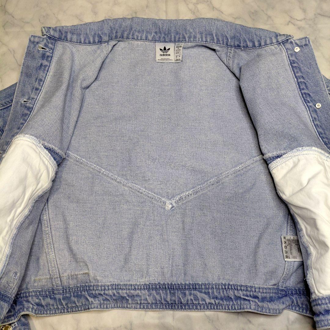 超美品✨️adidas ショート丈 デニムジャケット L