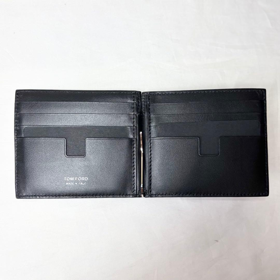 【希少　美品】　トムフォード　マネークリップ　二つ折財布　ゼブラ　アニマル