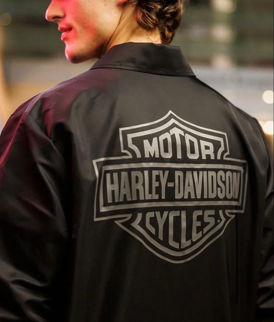 HARLEY-DAVIDSON アッシュドコーチジャケット ブラック M