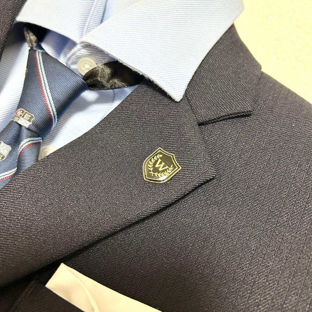 卒業式 男の子BEAMS DESIGNスーツ ネイビー フォーマルセット160