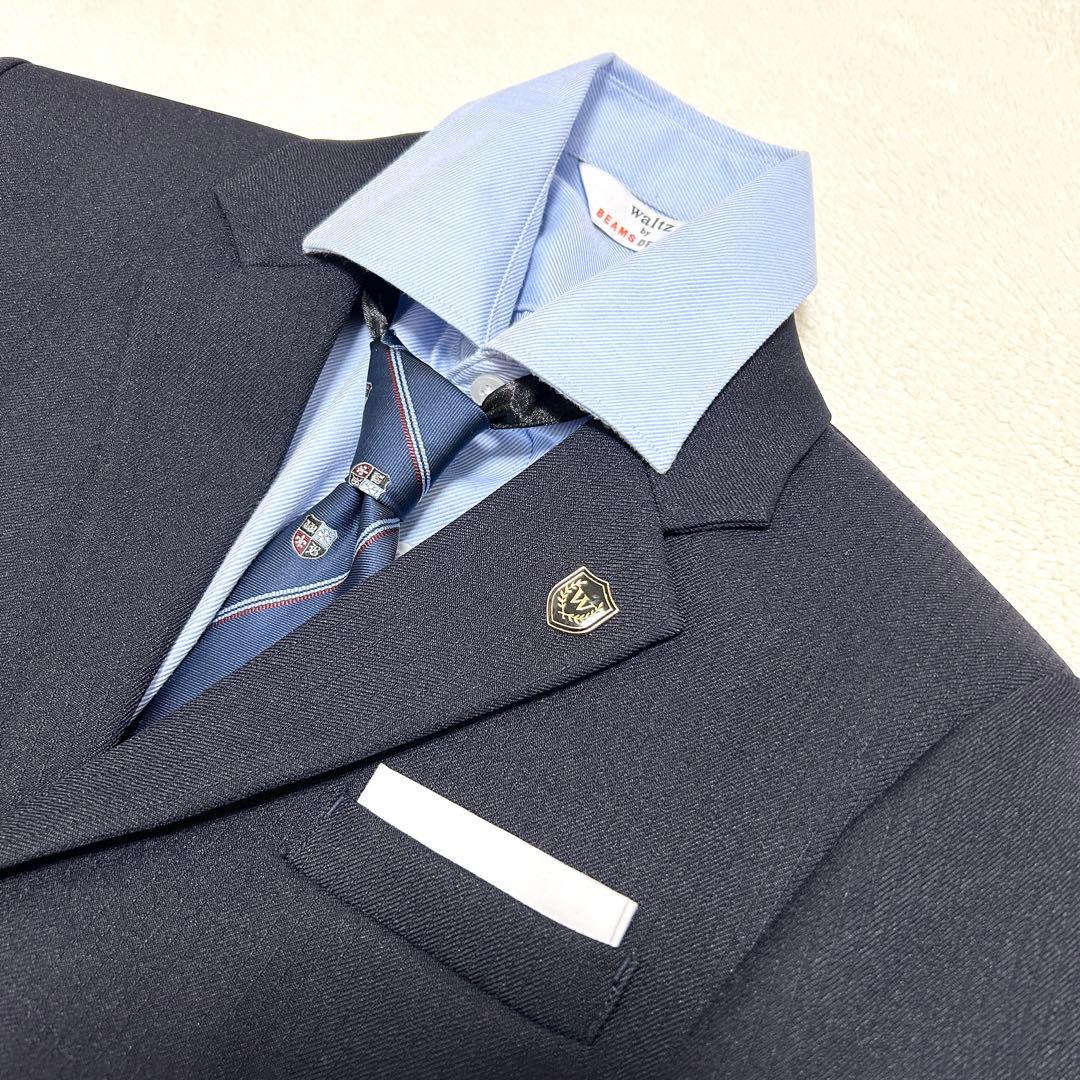 卒業式 男の子BEAMS DESIGNスーツ ネイビー フォーマルセット160