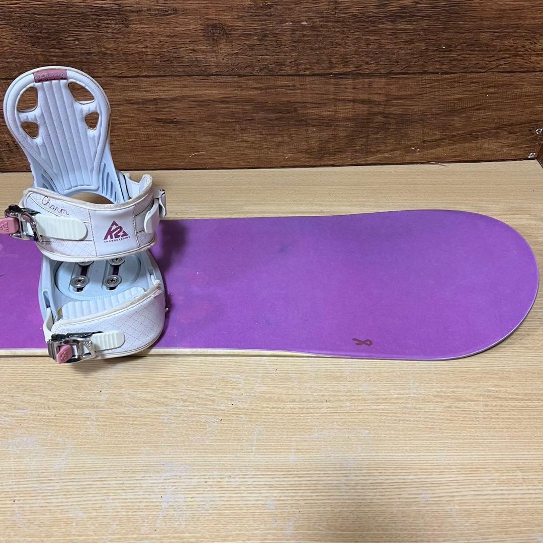 K2　レディーススノーボード　3点セット　146cm かわいい　メンテナンス済み
