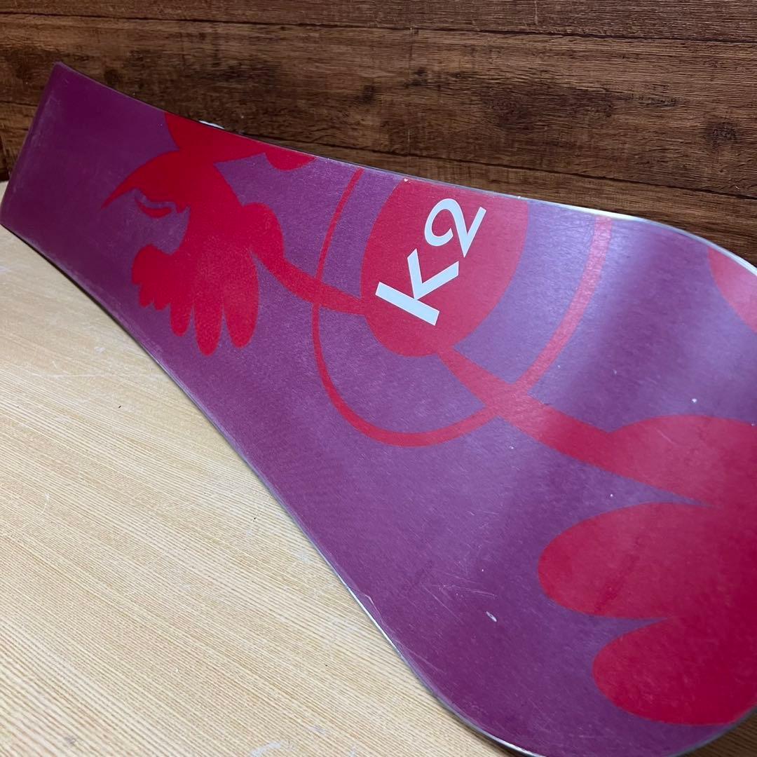 K2　レディーススノーボード　3点セット　146cm かわいい　メンテナンス済み