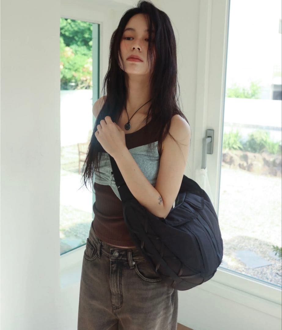 Taped Shoulder Bag IUGAMAKARAS ナイロンバッグ