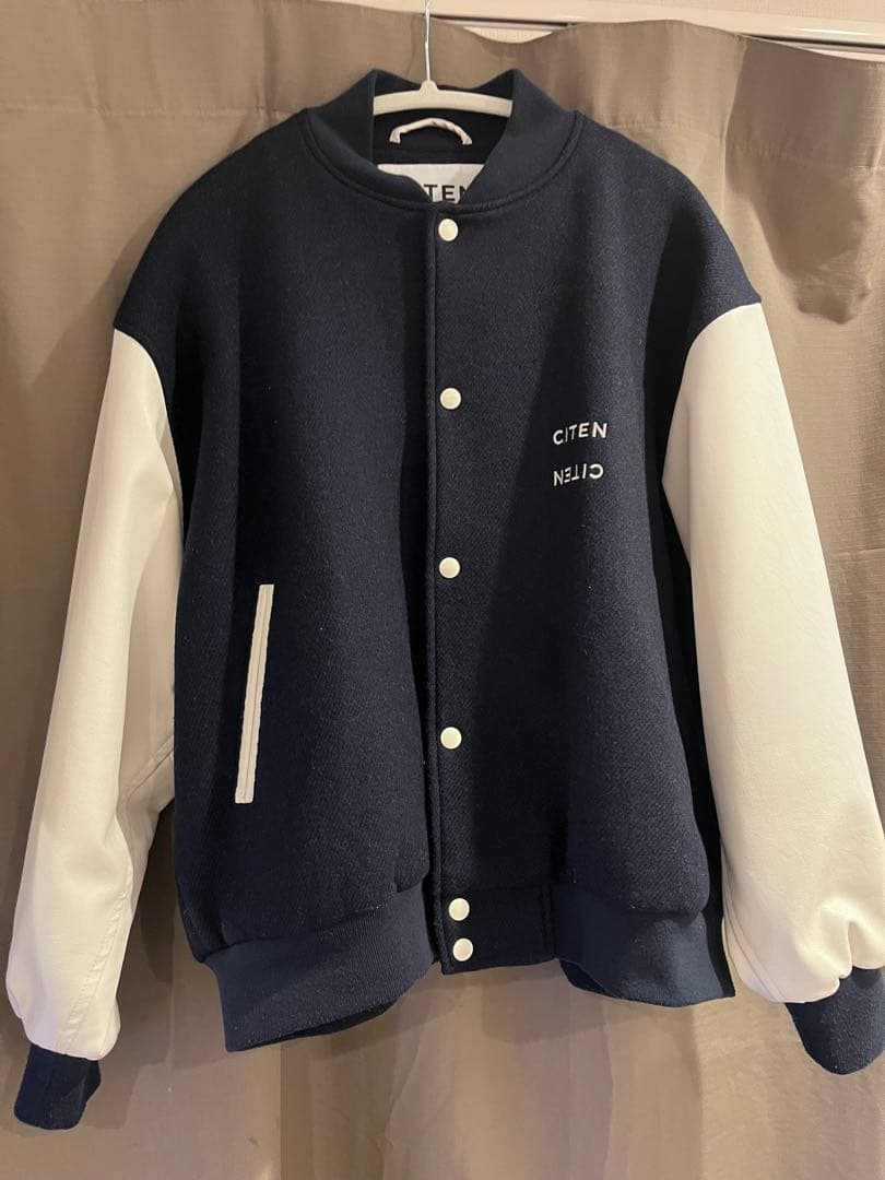 CITEN スタジャン　ネイビー