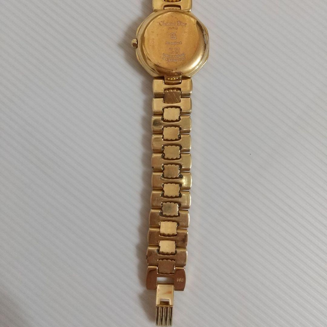 クリスチャンディオール レディース 腕時計 ダイヤモンド入り 正常稼働品