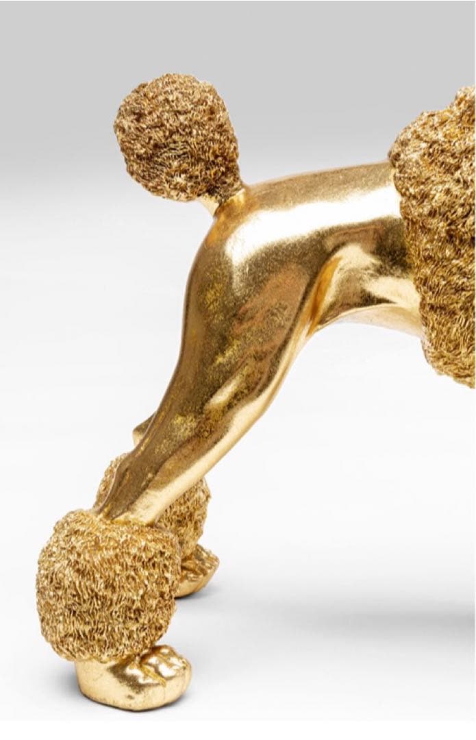 ⭐︎だい⭐︎ KARE ゴールド　ミセスプードル　豪華なデコフィギュア