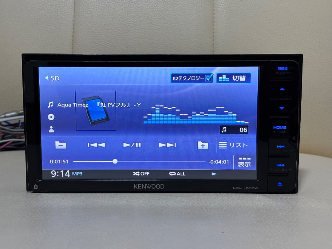 ケンウッド MDV-L505BT カーナビゲーションシステム地図データ 2017