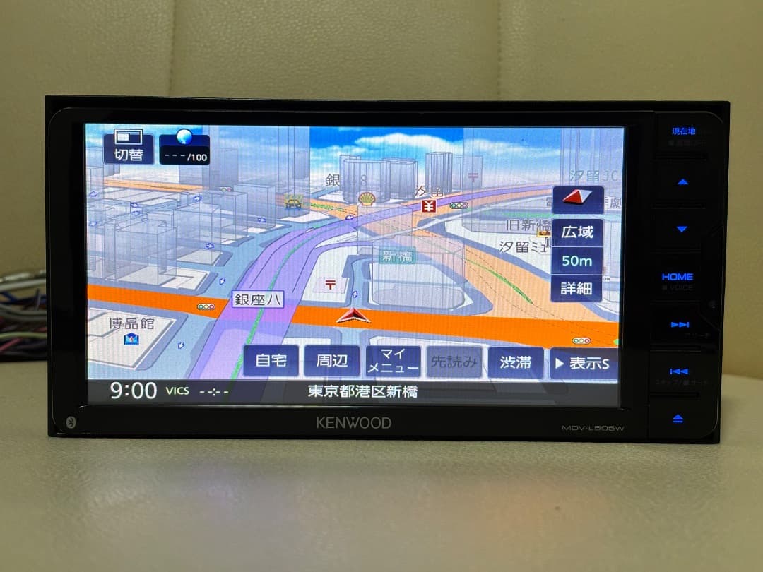 ケンウッド MDV-L505BT カーナビゲーションシステム地図データ 2017