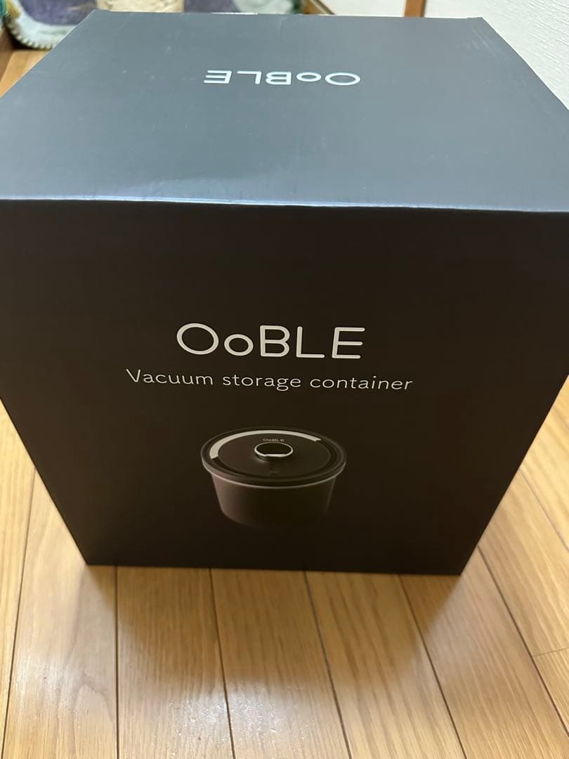 OoBLE 真空保存容器 13L ブラック　⭐︎少しの訳あり⭐︎