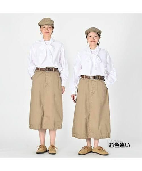 45R☆チノのチーゴスカート/サンドベージュ♪