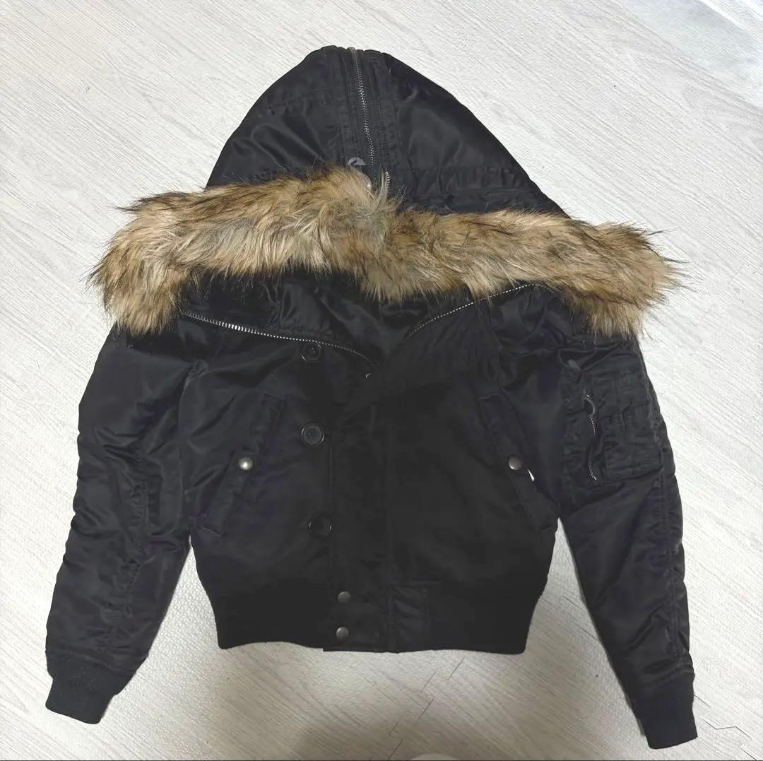 AVIREX N-2B フライトジャケット 短丈　黒