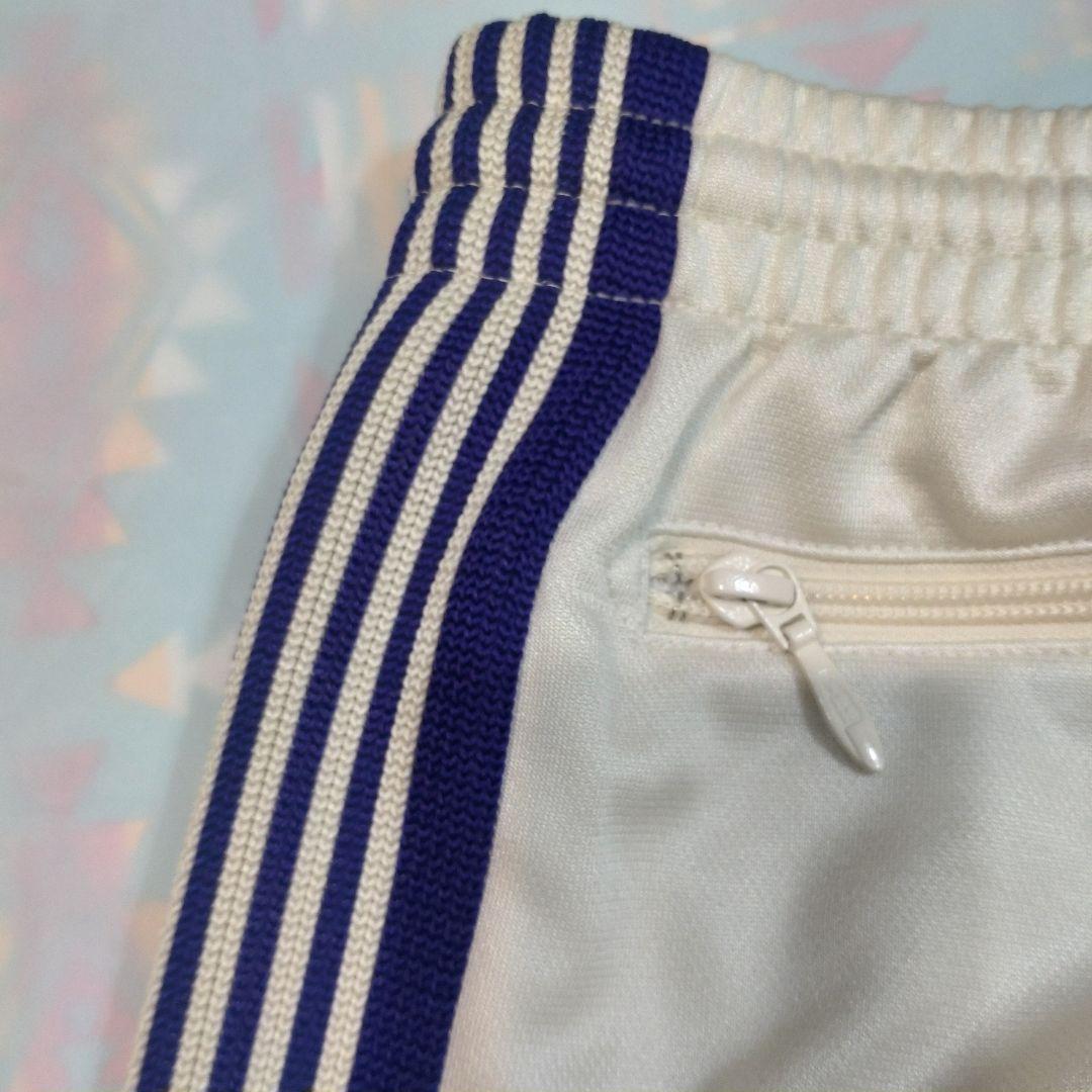 Needles ナロートラックパンツ Poly Smooth バタフライ刺繍