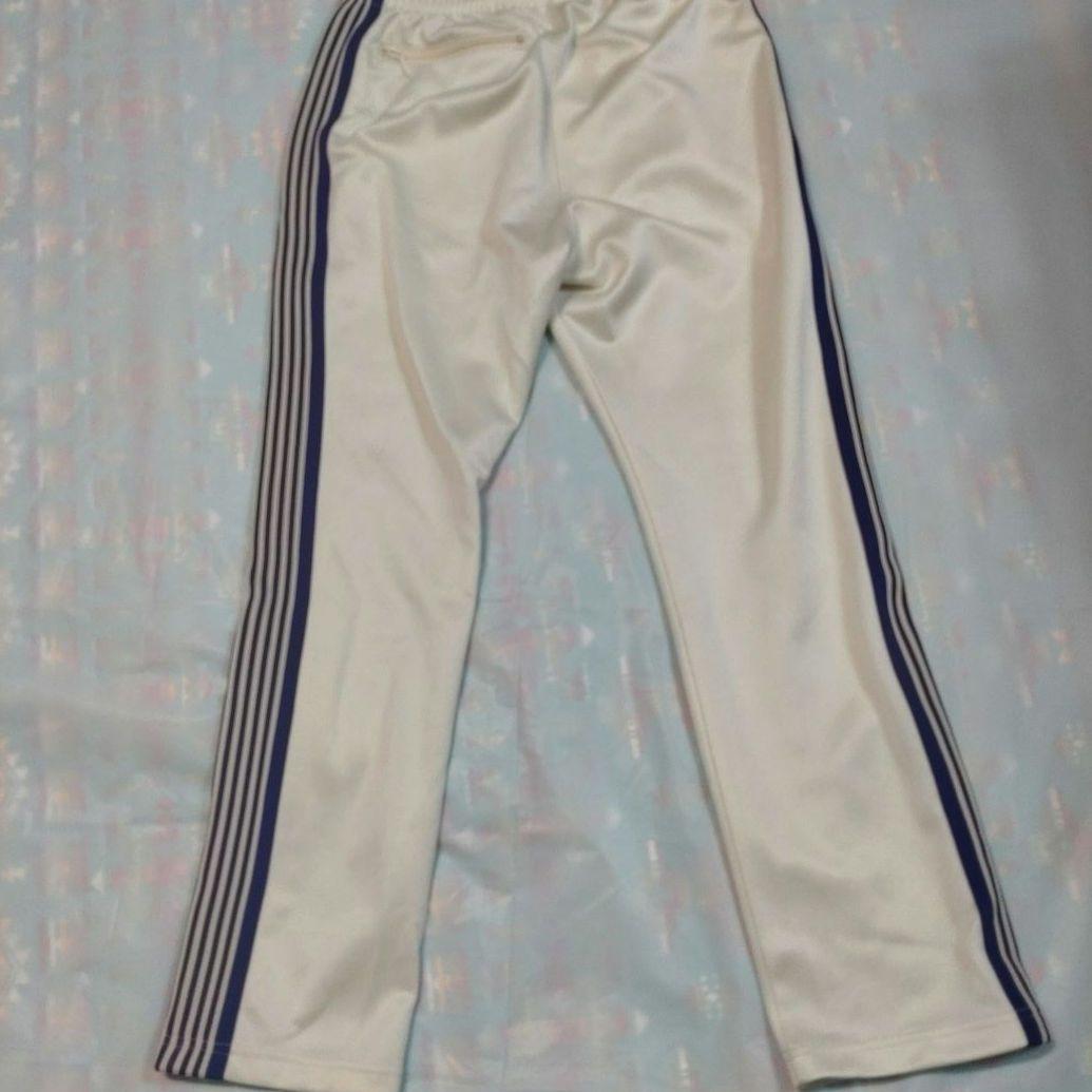 Needles ナロートラックパンツ Poly Smooth バタフライ刺繍