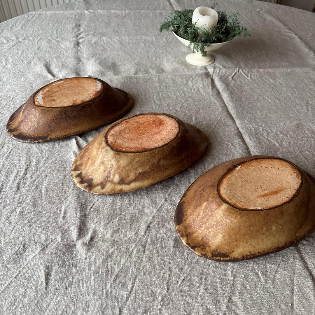 及川静香　耐熱オーバル鉢 グラタン皿×３枚set