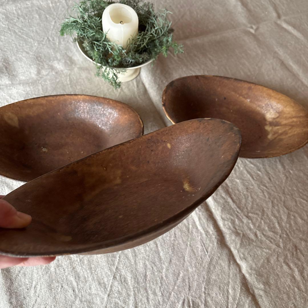 及川静香　耐熱オーバル鉢 グラタン皿×３枚set