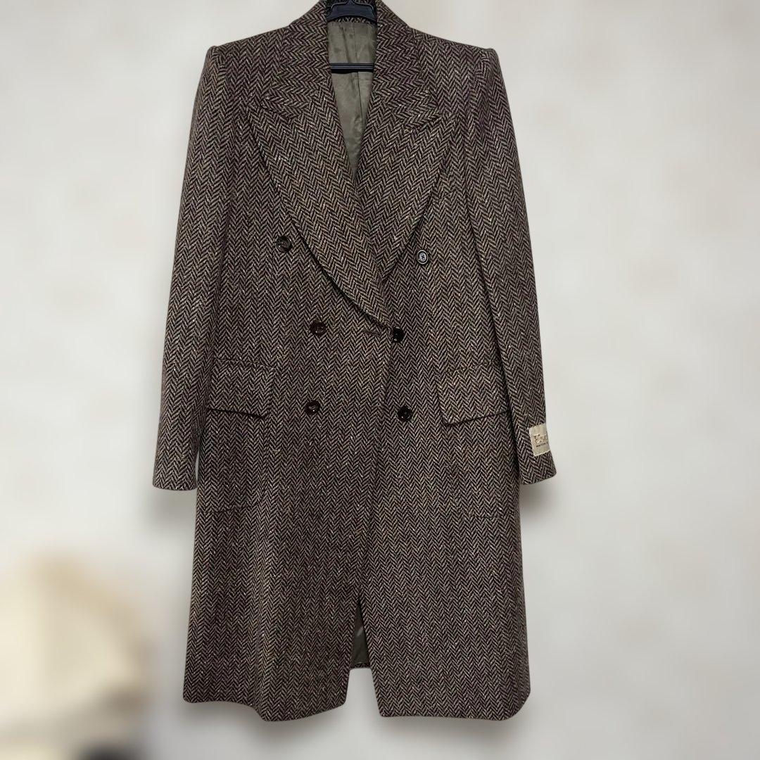 50万GUCCI Eschatology ダブルブレストロングコート