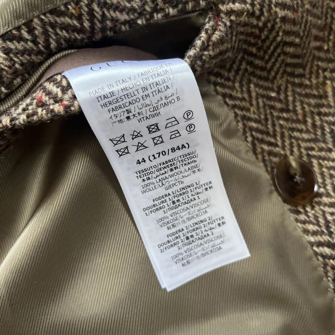 50万GUCCI Eschatology ダブルブレストロングコート