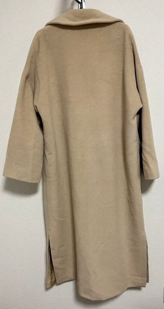 ［白タグ］Max Mara マックスマーラ ベージュ ロングコート ウール