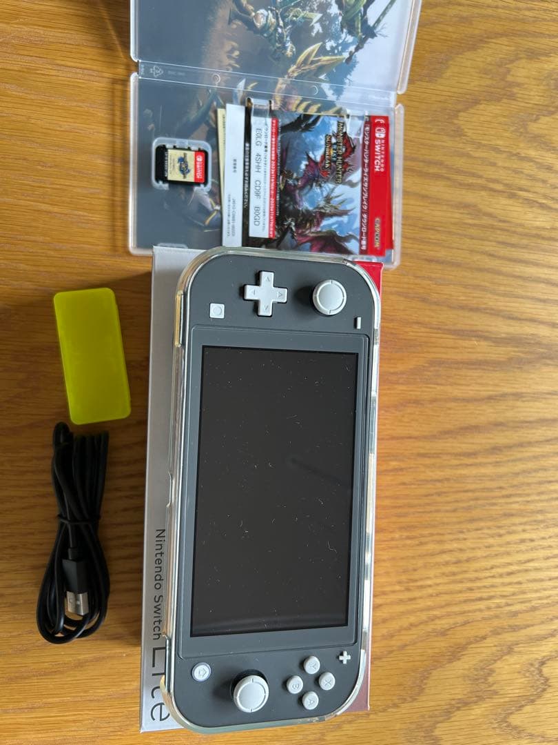 Nintendo Switch Lite グレー モンハンライズ付き