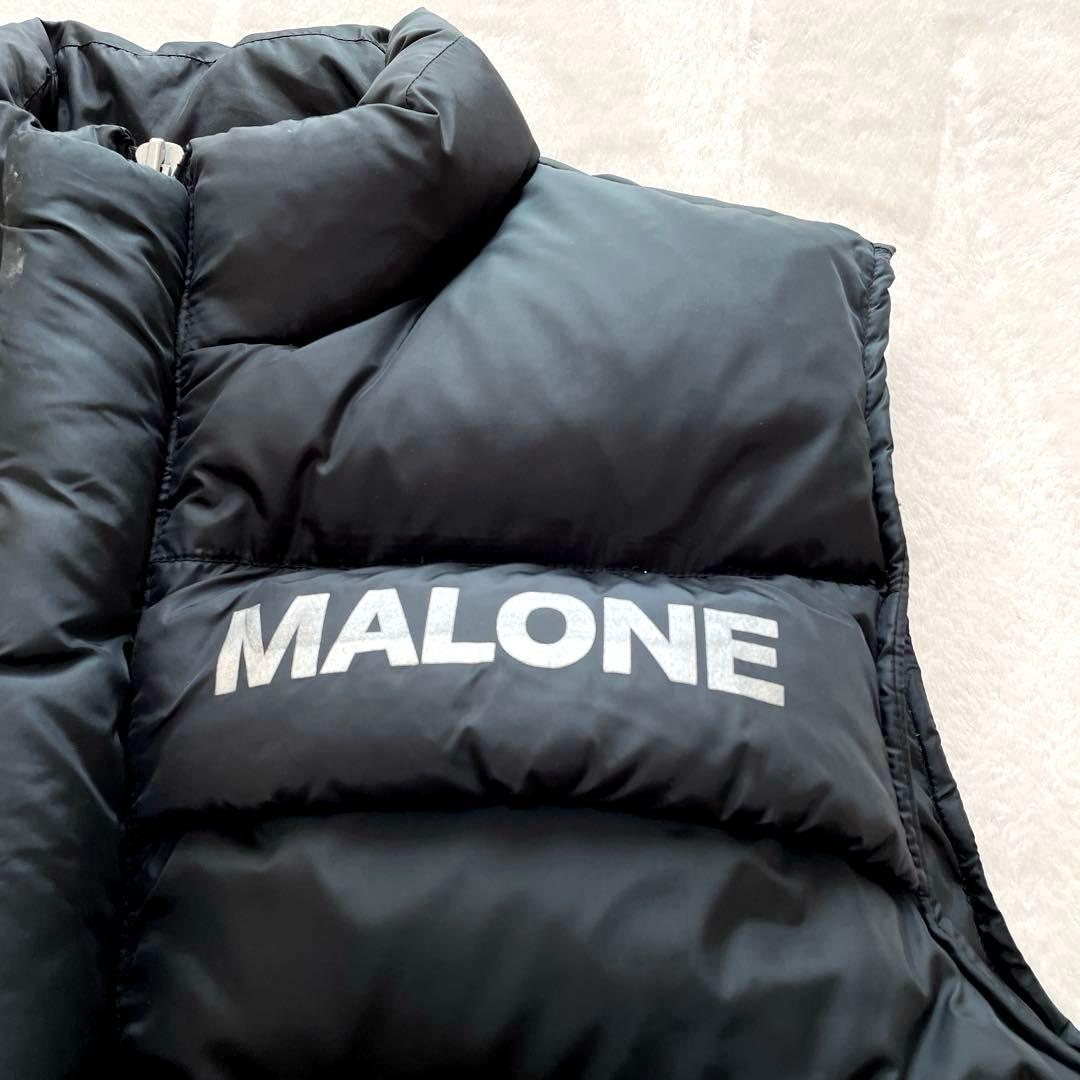 【BIG size】MAURICE MALONE ダウンベスト　ブラック