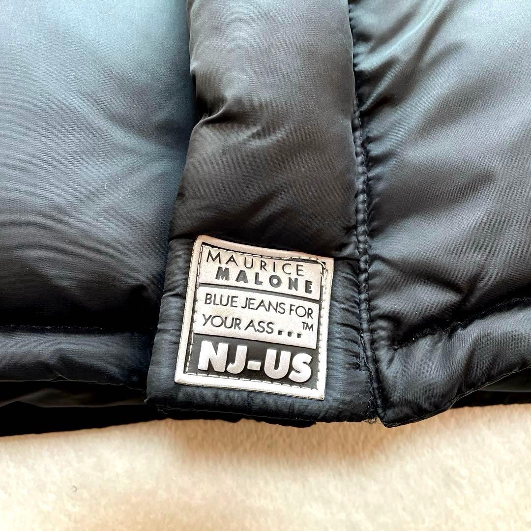 【BIG size】MAURICE MALONE ダウンベスト　ブラック