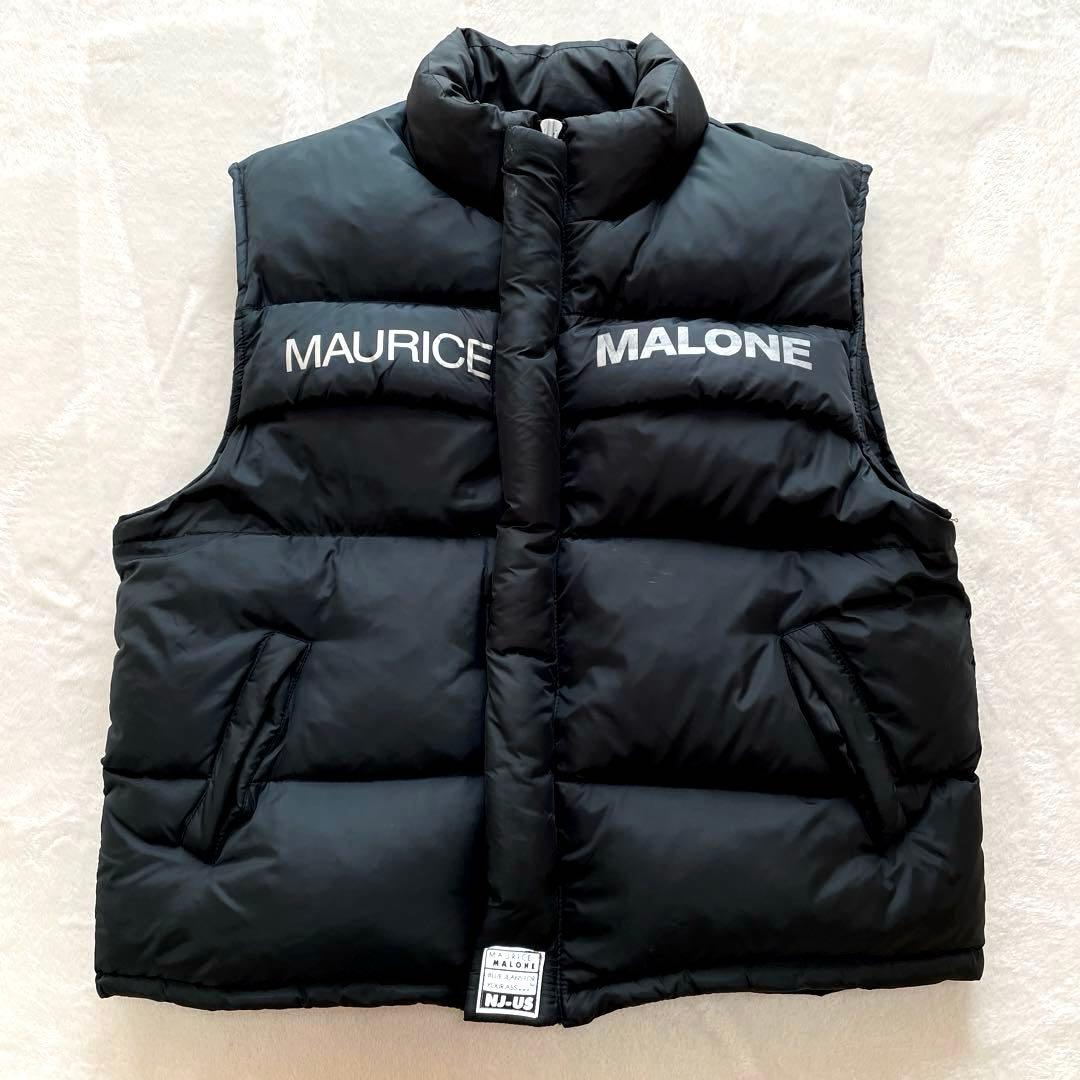 【BIG size】MAURICE MALONE ダウンベスト　ブラック