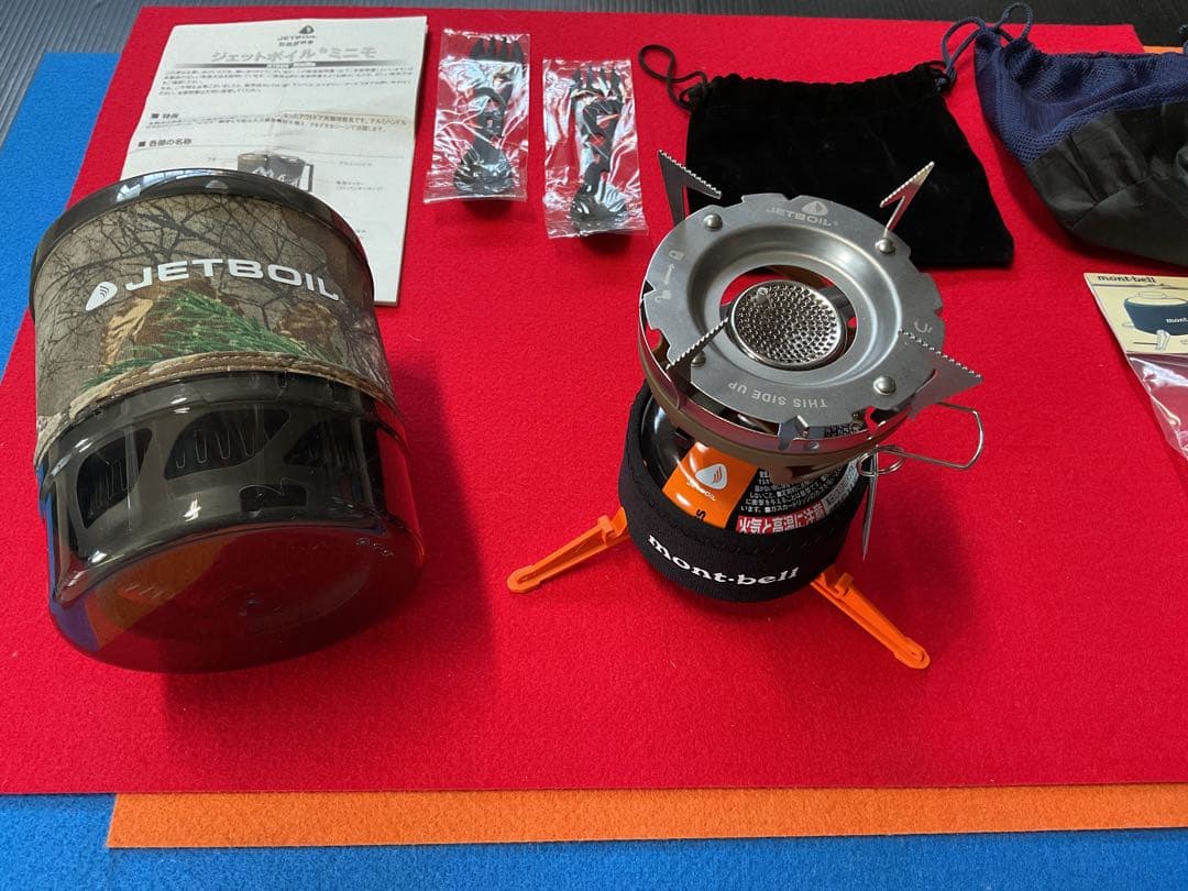 mont-bell JETBOIL ミニモ・カモ柄　新品未使用未点火付属品多数付