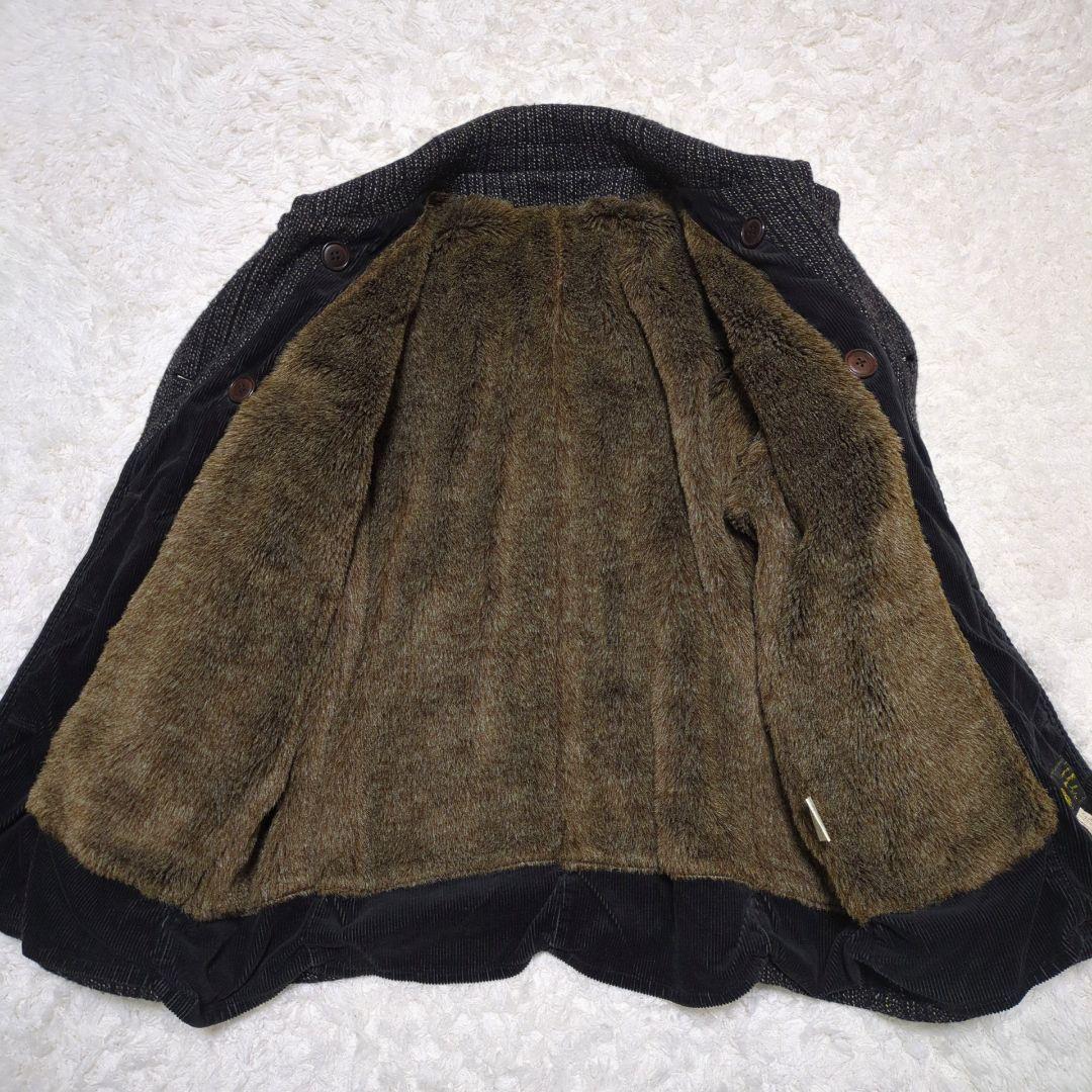OLD JOE♦初期 09AW 日本製 ボア 総裏地 ウール ピーコート 黒