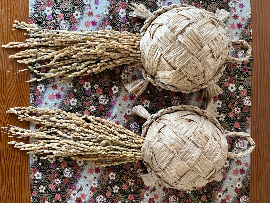 正月　インテリア装飾　しめ縄　亀　縁起　正月飾り　干支　藁馬