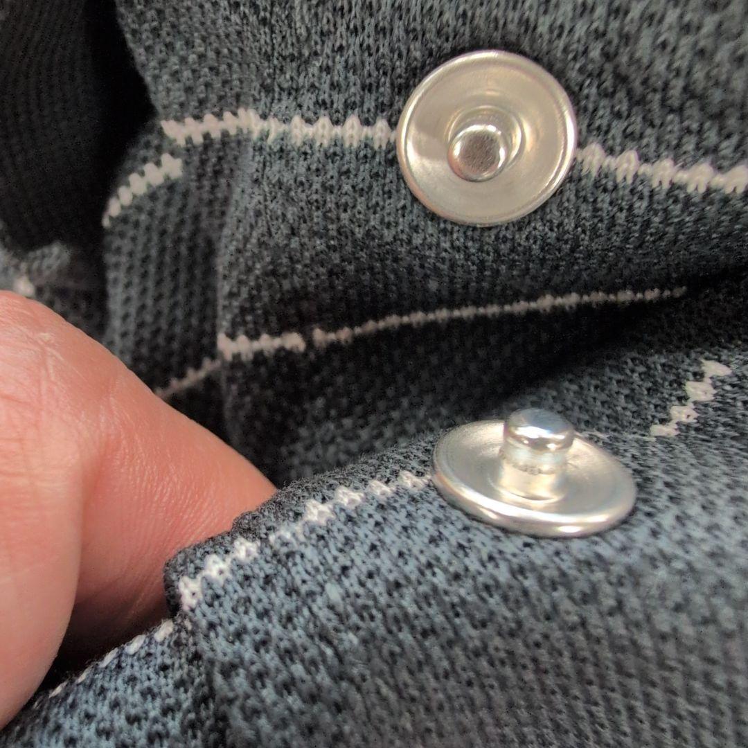 最終値下げ‼️3564 ルイ・ヴィトン ストライプ ポロシャツ