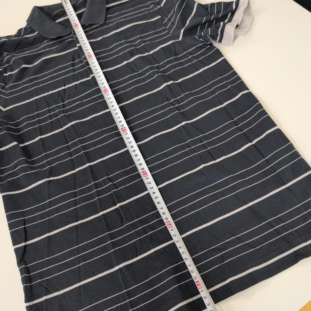 最終値下げ‼️3564 ルイ・ヴィトン ストライプ ポロシャツ