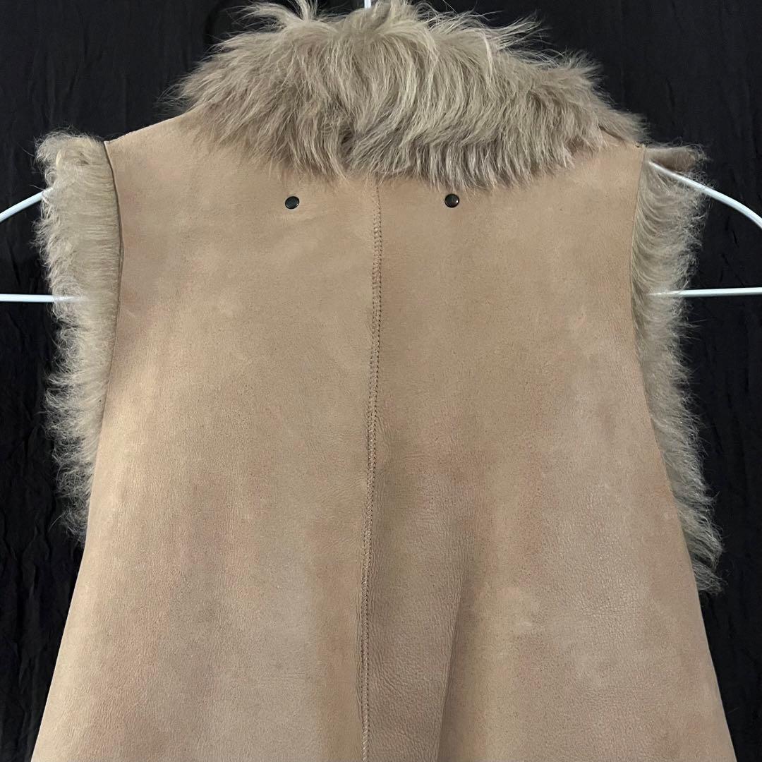 【新品】KARLDONOGHUEカールドノヒューオイルドトスカーナラムスキンジレ