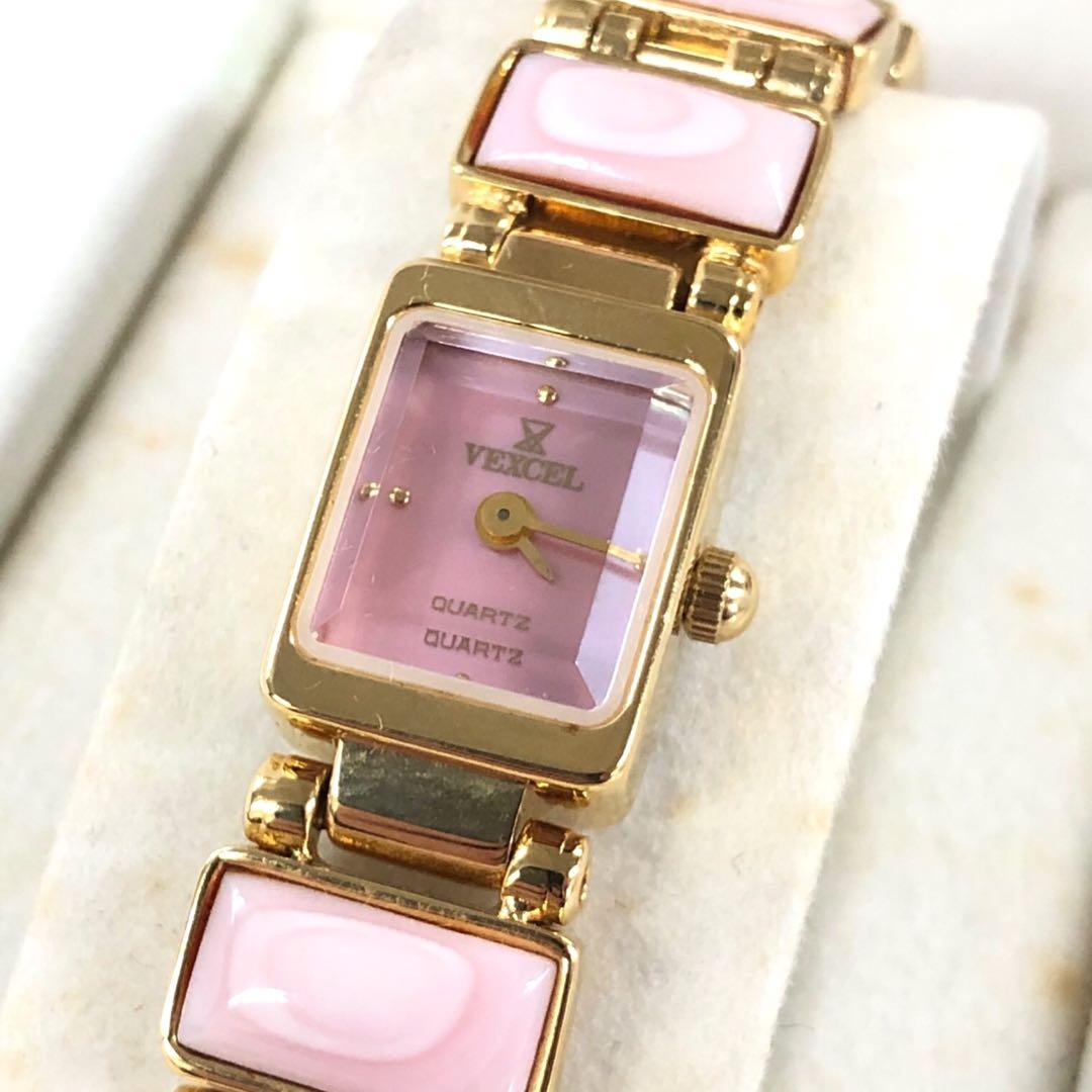 美品 VEXCEL ヴェクセル レディース腕時計 クォーツ 稼働品
