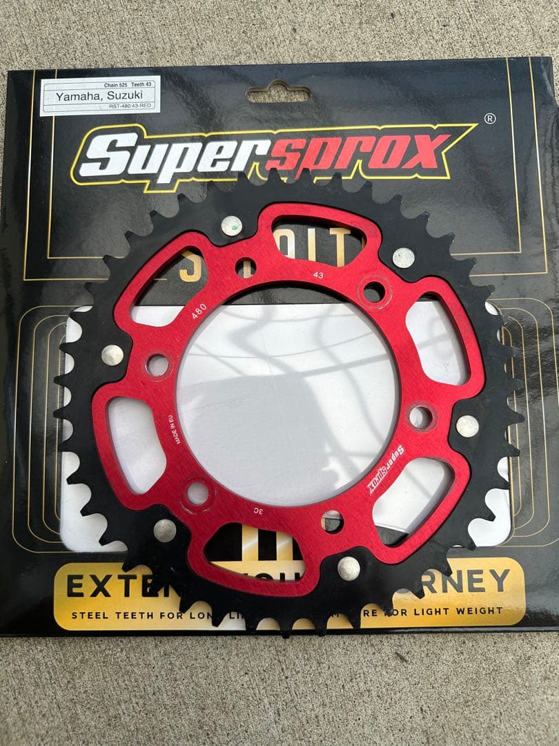 Supersprox RST-480:43-RED ドリブンスプロケット