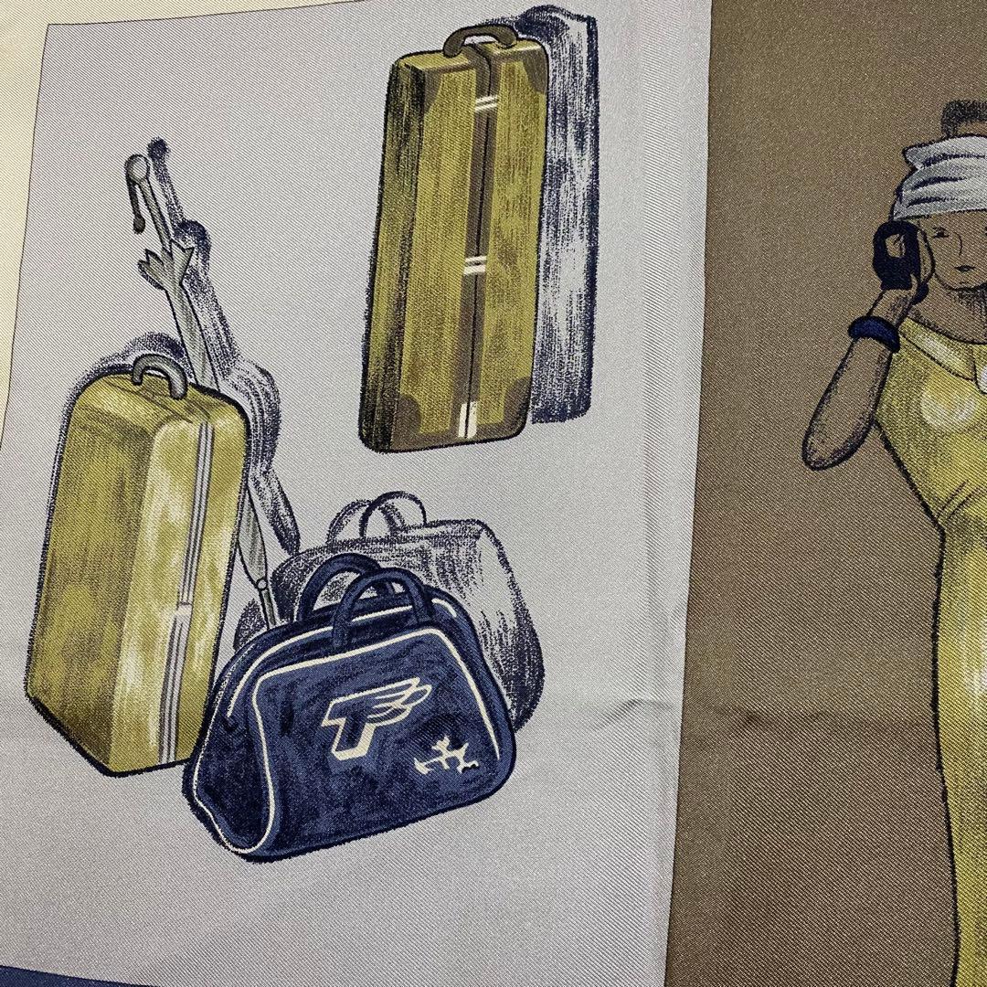 美品 FENDI 大判シルクスカーフ FF ズッカ ズッキーノ バッグ 靴