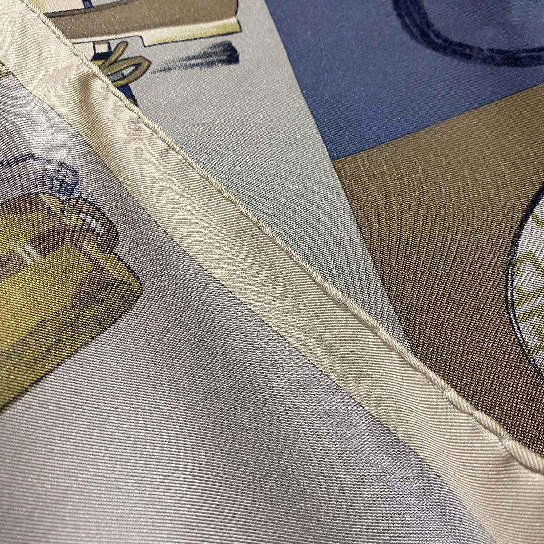 美品 FENDI 大判シルクスカーフ FF ズッカ ズッキーノ バッグ 靴