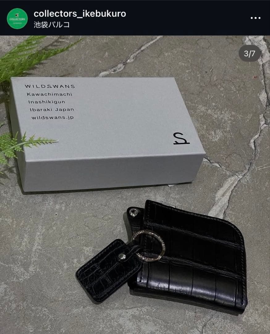 新品■WILDSWANS COLLECTORS別注 限定クロコダイルALARD
