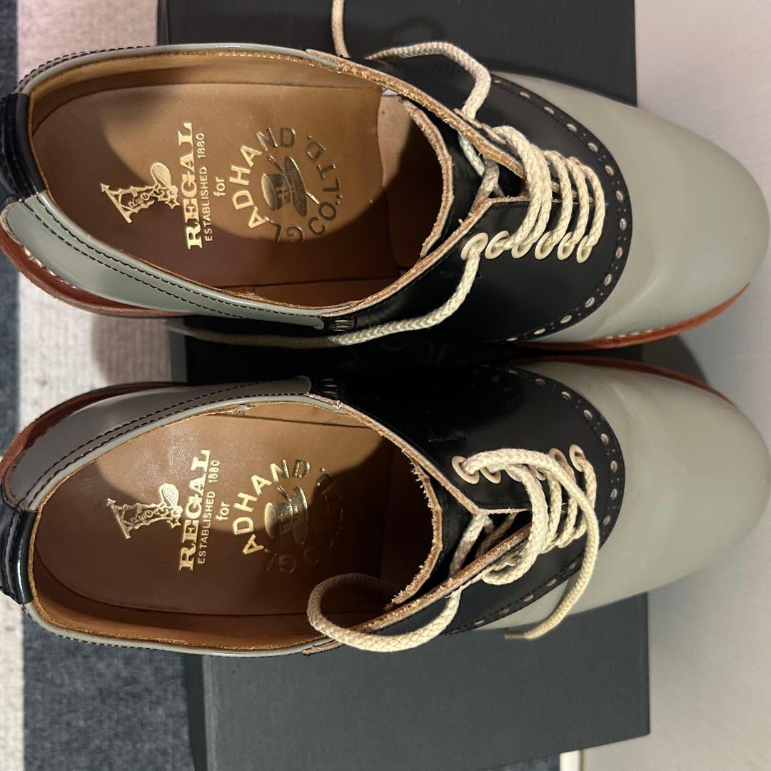 【美品】REGAL glad hand 606sリーガル サドルシューズ 25