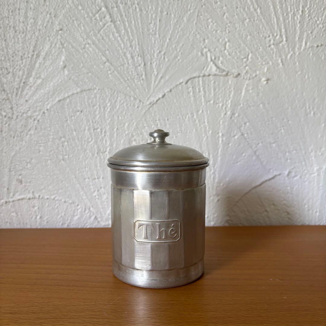お料理キャニスター アルミ製キャニスターセット 6点 ヴィンテージ