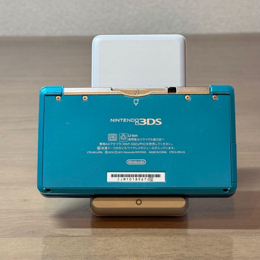 4-174 ニンテンドー3DS アクアブルー 箱付き