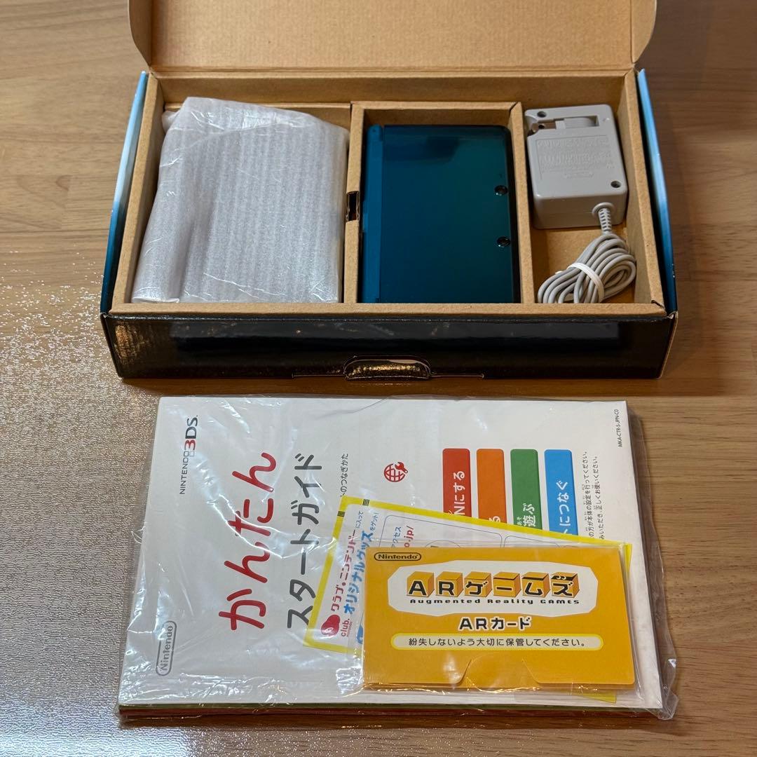 4-174 ニンテンドー3DS アクアブルー 箱付き