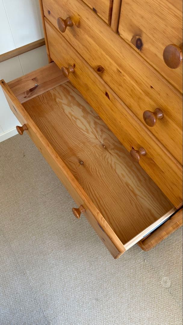 hadun　パイン無垢材 チェスト