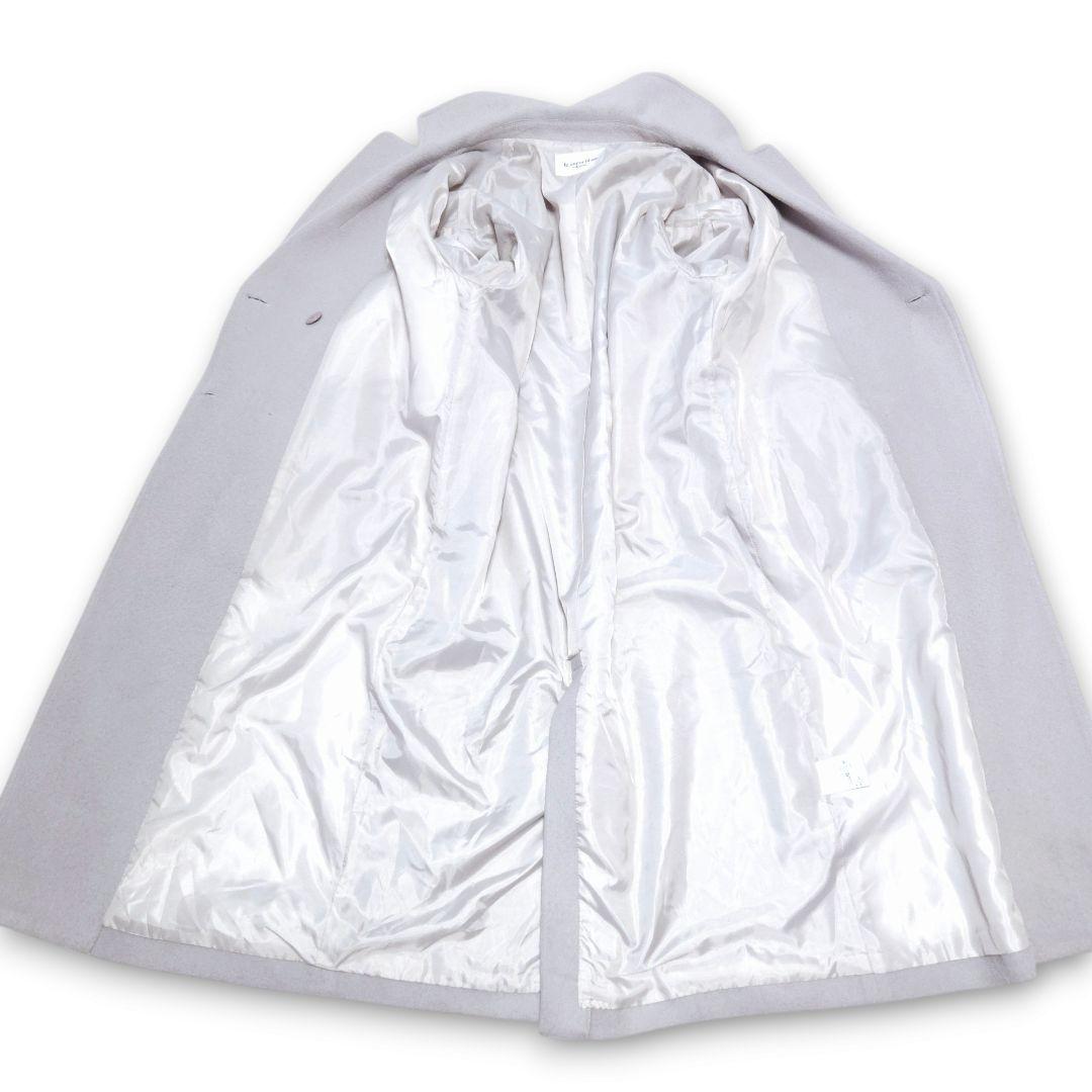 ルクールブラン ウールモッサダブルチェスターコート Mサイズ相当 美品