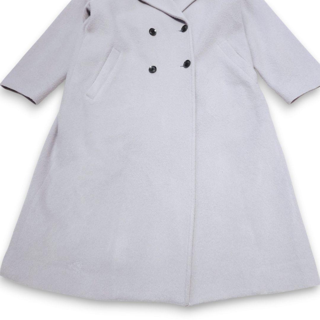 ルクールブラン ウールモッサダブルチェスターコート Mサイズ相当 美品