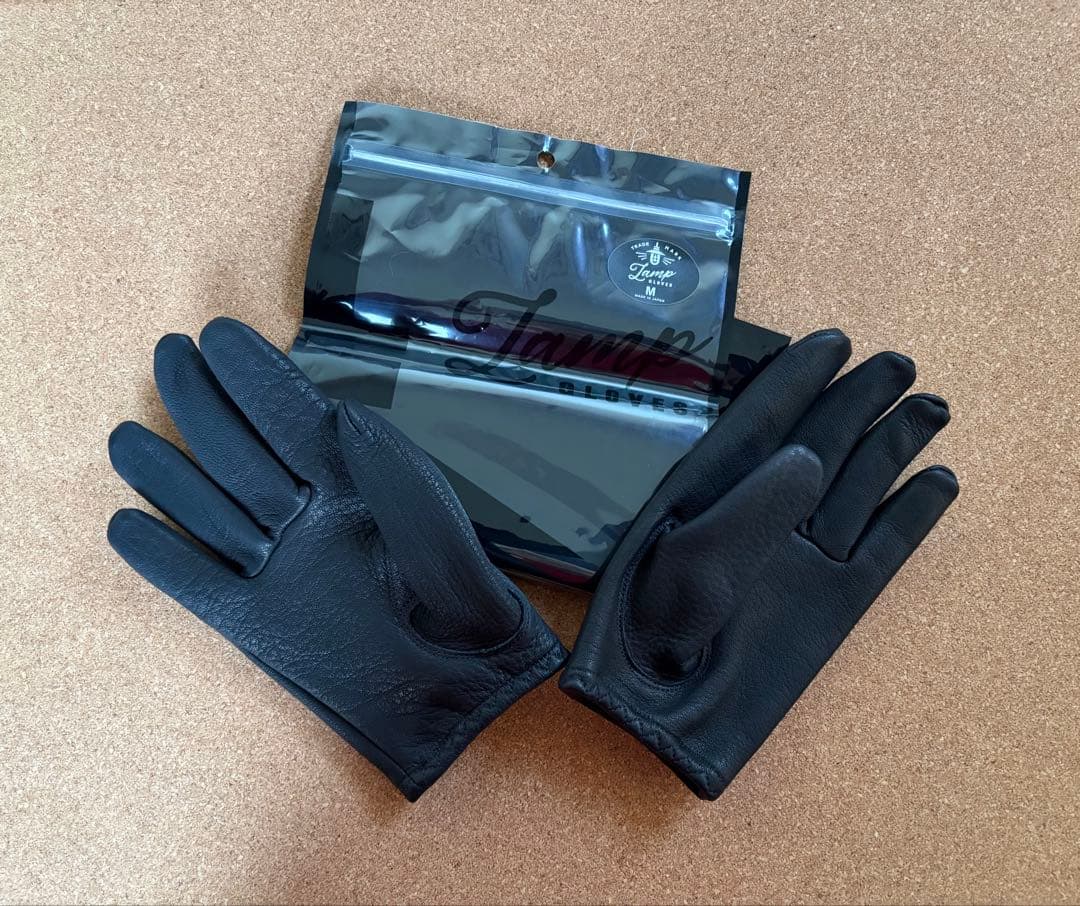 バイクウェア・装備 Lamp gloves Punching Glove black M